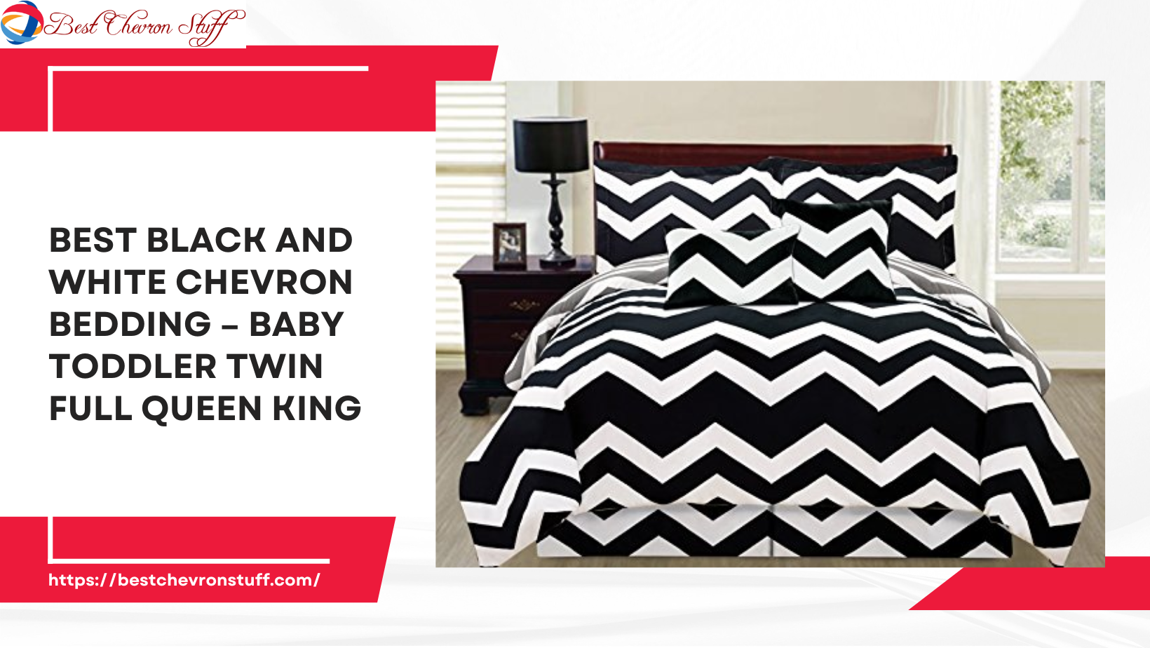 Best Black and White Chevron Bedding – Baby Toddler Twin Full Queen King