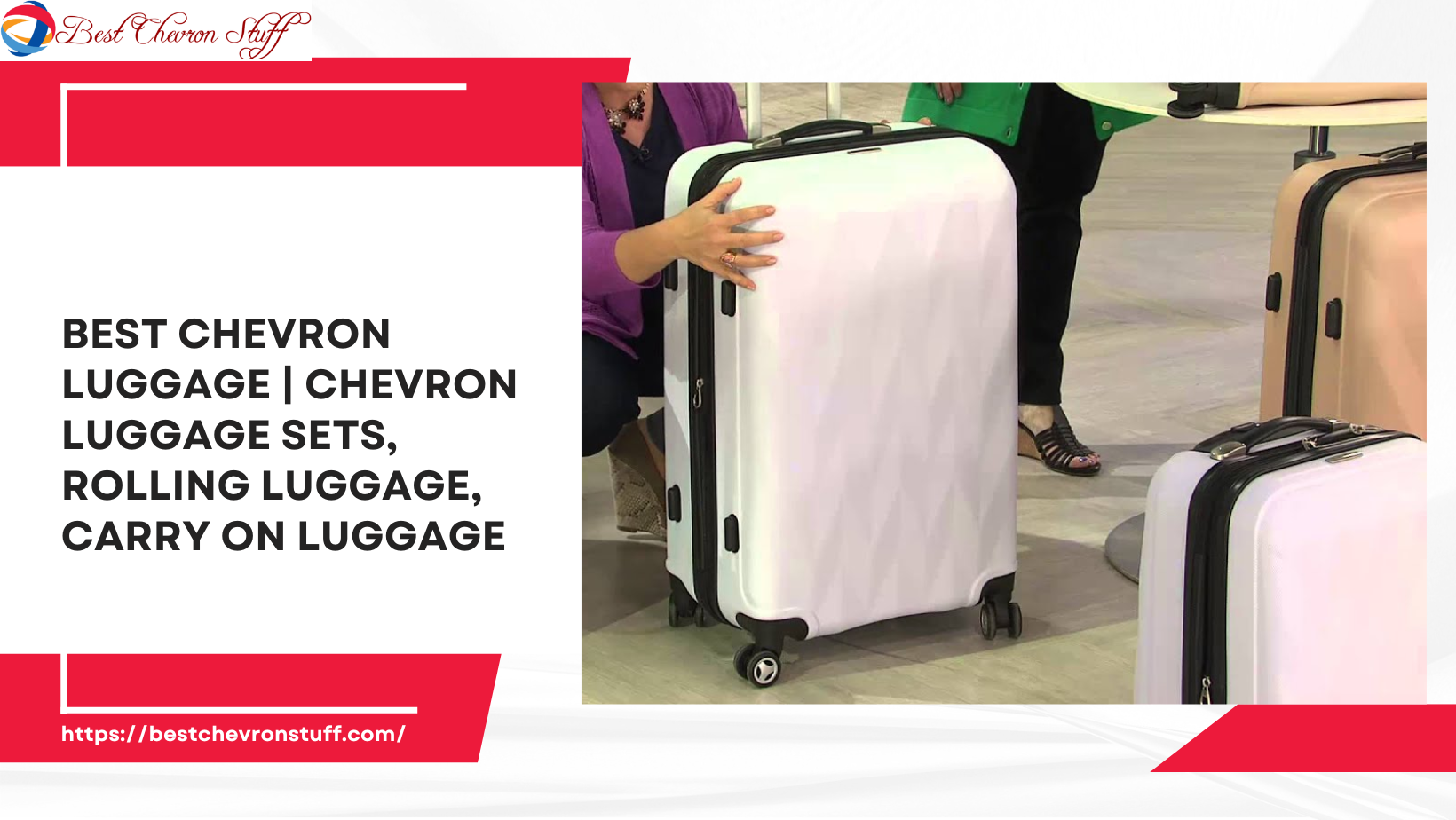 Best Chevron Luggage | Chevron Luggage Sets, Rolling Luggage, Carry On Luggage