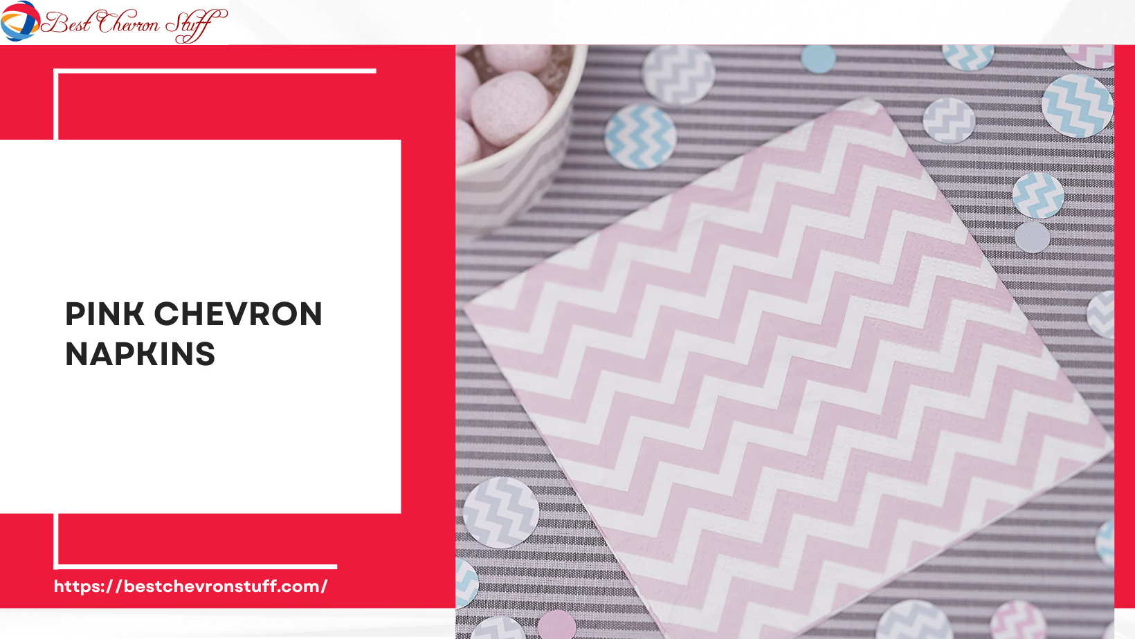 Best Pink Chevron Party Supplies | Birthday, Baby Shower Chevron Party Decorations