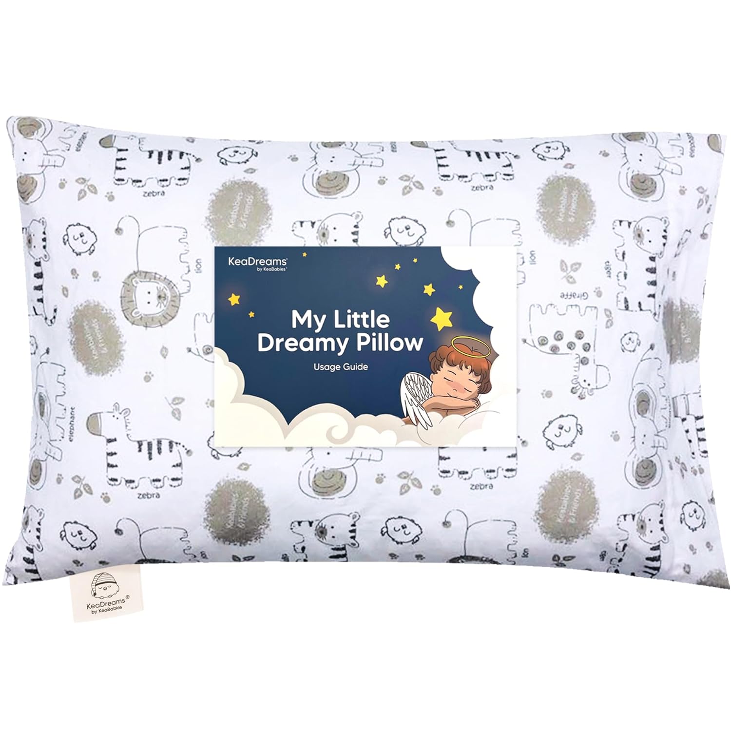 Bixbee Toddler Pillowcase for Toddler Pillows, Machine Washable Cover