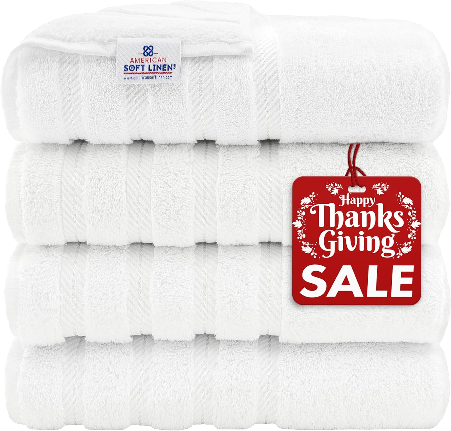 American Soft Linen 100% Organic Cotton Bath Towel
