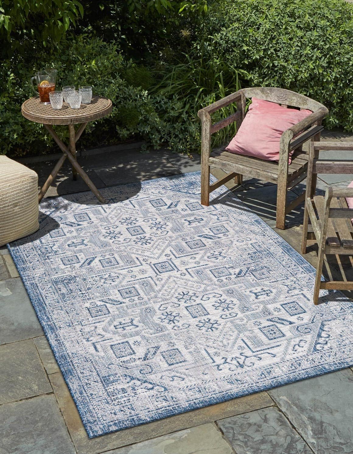 Unique Loom Outdoor Indoor Carpet