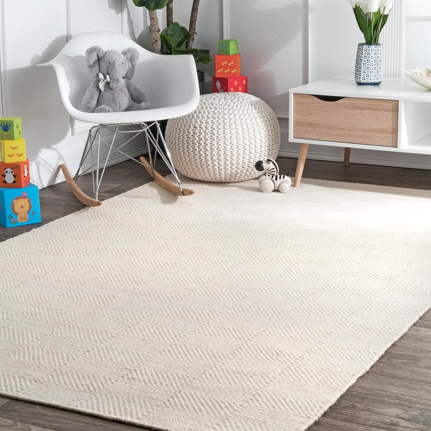 nuLOOM Hand Woven Wool Rug